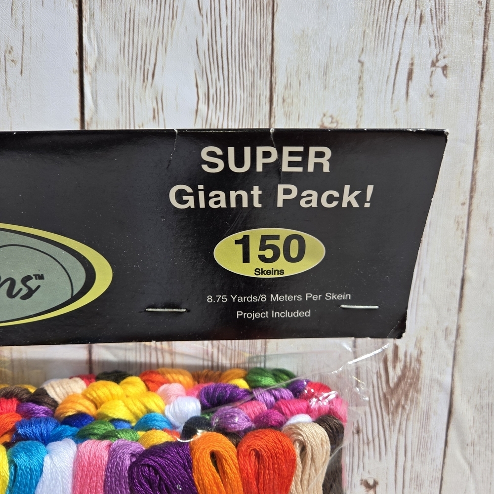 Iris Super Shine Cotton Embroidery Floss 150 Skeins NEW Sealed 8.75 yd Mercerize - Picture 7 of 8